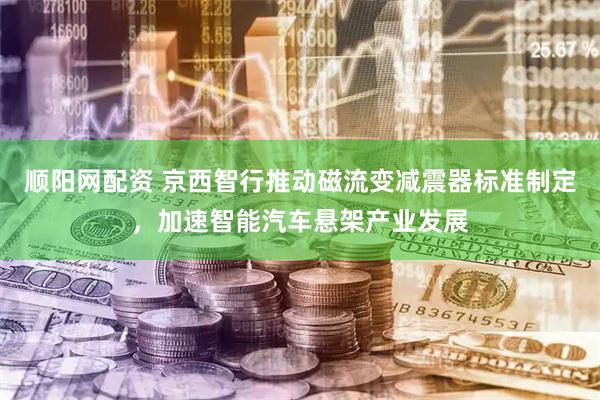 顺阳网配资 京西智行推动磁流变减震器标准制定，加速智能汽车悬架产业发展